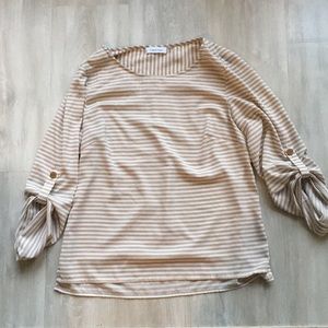 Calvin Klein Striped Blouse